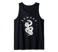 Beware Snake Roses - Aesthetic Edgy Streetwear Tank Top