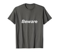 Beware T-Shirt, Men, Asphalt Grey, Small