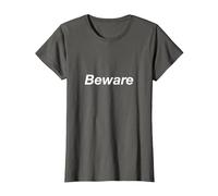 Beware T-Shirt, Women, Asphalt Grey, X-Small