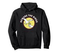 Beware The Birds Seagull Stealing Fries Humor Pullover Hoodie