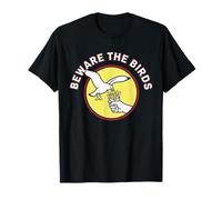 Beware The Birds Seagull Stealing Fries Humor T-Shirt