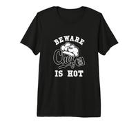 Beware The Chef is Hot Awesome Culinary Chefs Cooks Premium T-Shirt