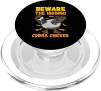 Beware The Hissing Cobra Chicken Angry Goose PopSockets PopGrip for MagSafe