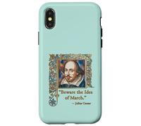 BEWARE THE IDES OF MARCH Shakespeare Quote Case for iPhone X/XS