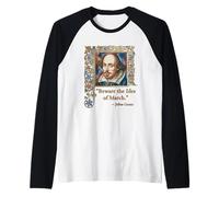 Beware THE Ides of March Shakespeare Quote Raglan Baseball Tee