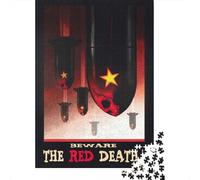 Beware The Red Death 1000 Piece Jigsaw Puzzle, 70x50cm/1000pcs, for Adults, Screen-Free Activity, Relaxing Indoor Time And Time at Home