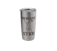 Beware the Stag Party Stainless Steel Insulated Tumbler