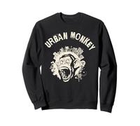 Beware The Urban Wild Monkey, Monkeys Are Loud Sweatshirt