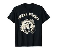 Beware The Urban Wild Monkey, Monkeys are Loud Value Graphic T-Shirt