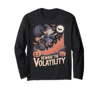 Beware The Volatility Witch and Moon Halloween Long Sleeve T-Shirt