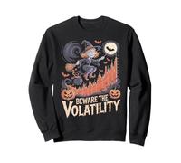 Beware the Volatility Witch and Moon Halloween Sweatshirt