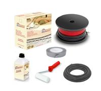 BeWarm Electric Underfloor Heating Cable Kit, 150w / m2 Loose Wire Cable Kit, 1.5m2