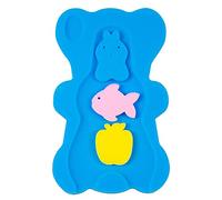 BEWAVE Comfy Baby Bath Sponge Cushion, Skid Proof Bath Mat, Blue