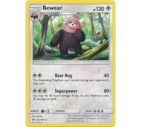 Bewear 112/149 Rare Pokemon Card (Sun & Moon Base Set) + 1x TitanCards® Toploader