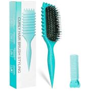 Bewelio- Curl Defining Brush for Wet Curly Hair, Curly Hair Brush (Green)