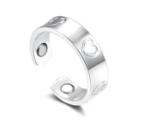 Bewenda Magnetic Ring, Heart/Cross/Infinity/Braided Rings, Fidget Ring | Open Adjustable, Powerful Magnets, Hypoallergenic, Minimalist, Lightweight, for Women Men, Birthday, Mothers day, Jewelry