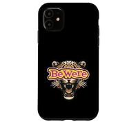 BeWere Fierce Leopard Roaring Big Cat Warning Wildlife Case for iPhone 11