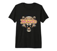 BeWere Fierce Leopard Roaring Big Cat Warning Wildlife Premium T-Shirt