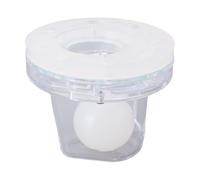 Bewinner 1-1/8 In Boat Self Bailing Ball Scupper Valve, Clear Plastic Marine Deck Drain Valve for Yachts, Ships & RVs, 70% Higher Drainage, Premium PVC & HDPE, Keeps Cockpit Dry, Easy