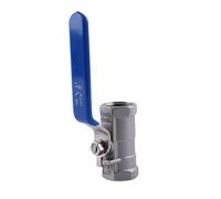 Bewinner 1/2 Inch Threaded Ball Valve SS304 Female BSPT for Water Oil Gas | Stainless Steel Valve, Fluid Control Fitting, Plumbing Piping System, Industrial Management, Compact Lightweight Design