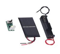 Bewinner 1.2V Solar Light Control Panel Set, Solar Lawn Lamp Control Board Kit with 2V Charging Module, Charge Discharge Protection PCB, Auto Light for NiMH Battery