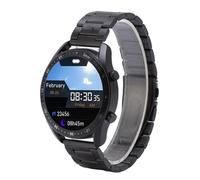 Bewinner 1.5 Inch Full Touch Round Smart Watch with Metal Strap,BT Calling, 4+ Custom Faces, All Day Tracker for Study Work Fitness