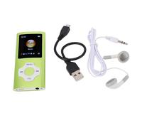 Bewinner 1.8 Inch LCD Bluetooth 5.3 MP3 Player, HiFi Lossless Music Player with FM Radio, E Book Reader, Voice Recorder, 30H Battery for Sports (Green)