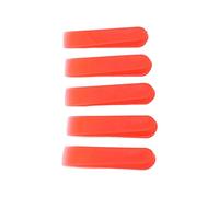 Bewinner 1000PCS Tile Leveling Wedges 0.2in PE Red Tiles Leveler Spacers