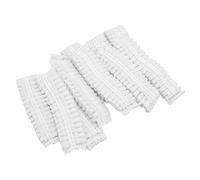Bewinner 100pcs Disposable Earpad Covers Stretchable Sanitary Headphone Ear Covers for Most Headphones, Non Woven Fabric, 11cm/4.3in Diameter, Fit Ear Pads 8.5-12cm/3.3-4.7in, Blue (White)