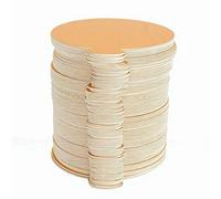 Bewinner 100PCS Mini Cake Boards Gold Metallic Finish Elegant Presentation for Various Desserts, Food Grade Corrugated Paper, 100 X Cake Boards