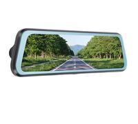 Bewinner 1080P Front and Rear View Mirror Camera, 9.66 Inch Mirror Dash Camera with Dual Lens, Dual Lens Backup Cam for Car, Support Loop Recording Motion Detection