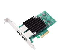 Bewinner 10GbE PCIe 3.0 X4 Network Card Dual RJ45 Ports 100Mbps-10Gbps with X550AT2 Controller for VMware