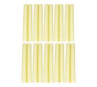 Bewinner 10Pcs 30 Ring Plastic Binder Combs Spines for 150 Pages, 19mm Diameter, Compatible with A4 B5 A5 Paper, Easy to Open & Close, Purple (Yellow)