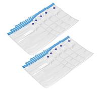 Bewinner 10Pcs 3D Printer Filament Storage Bags with Hand Pump, Vacuum Sealed Bags Kit for 1kg 2kg Reel, Anti-Oxidation Storage for 1.75mm 2.85mm 3mm Filament, Includes Sealing Clip