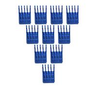 Bewinner 10Pcs Blue Aluminum Stepper Motor Driver Heatsink Cooling Fins for 3D Printer TMC2100, Fast Heat Dissipation Mesh Design, 12.15x9x8.8mm Cooler
