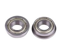 Bewinner 10pcs F688ZZ Flange Ball Bearings 8x16x5mm, Double Shielded