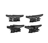 Bewinner 12 Pcs Black Hair Clips for Sectioning, Durable Anti-Slip Salon Claw Clamps for Hairdressing, Perfect Hair Accessories for Cutting, Coloring, and Styling Thick