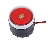 Bewinner 120dB Loud Mini Wired Horn Siren Alarm System, 12V DC Warning Sound Alarm for Home Security & Burglar Alert, Easy Install Compact Plug-in Siren