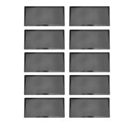 Bewinner 120x240mm Black PVC Computer Fan Dust Mesh Filter with Magnetic, Fine Holes Design for PC Case Power Supply, Fan Vent, Speaker Grilles, 10pcs