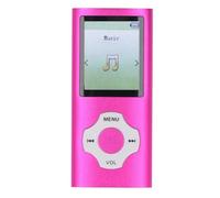 Bewinner 128GB MP3 MP4 Player with Bluetooth and WiFi, Portable Lossless Sound MP3, HiFi Sound 1.8in Color Screen, Expandable Portable Video Music Player with Electronic Book Voice Record (Pink