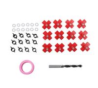 Bewinner 12pcs Automatic Poultry Waterer Nipples with Drill Bit - Proof Horizontal Side Mount for Chickens, Ducks, Geese, Hens - ABS & Stainless Steel