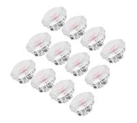 Bewinner 12pcs Professional POM Red Switch Mechanical Push Buttons for, Replacement for Kailh Ghost Red Switch, Compatible with 6 Joystick Game Machine (29.8mm)