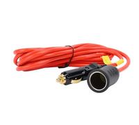 Bewinner 12V 24V Cigarette Lighter Extension Cord, 11.8FT 18AWG 15A Heavy Duty Male to Female DC Power Plug Connector for Tire Pump, Fridge, and Car Accessories