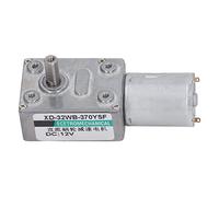 Bewinner 12V DC Gear Motor 100RPM CW CCW Self Locking Speed Regulation Micro Gear Reduction Motor, Aluminum Alloy Metal for Automation Equipment Device (30r/min)
