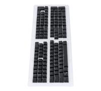 Bewinner 132 Key Russian Keycaps, OEM Profile ABS Keycaps for Mechanical Keyboards, Compatible with 61 64 68 84 87 104 108 Key Layouts (Black)