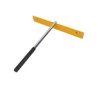 Bewinner 15in Sheet Metal Bender Tool for Standing Seam Roofing & HVAC Duct Panels, Manual Folding Hemming Brake for 24 Ga Steel with 1in Depth, Yellow Plate & Black Handle