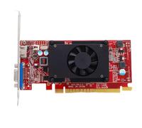 Bewinner 1GB GDDR3 64 Bit Low Profile Video Card for Work Computer, Quiet Fan Cooling, No External Power, DVI VGA HDMI Outputs, Space Saving Design for Small PC