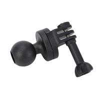 Bewinner 1in Ball Mount Adapter Aluminum Alloy Rubber for One X2 X One R RS GO 2, B Size Double Socket Arm, 25mm Ball Head Mount Adapter for RAM, Vibration Reduction Action
