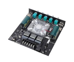 Bewinner 2.1 Channel Bluetooth Amplifier Module, 160Wx2 Audio Power with 220W Subwoofer, Treble and Bass Control, BT 5.0 and Multiple Input Options