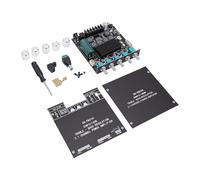Bewinner 2.1 Channel Bluetooth Amplifier Module, TPA3116D2 Chip Audio Power Amp Board 50Wx2+100W Subwoofer, BT 5.0 Wireless Stereo Receiver with Antenna, AUX USB Input, Home Theater